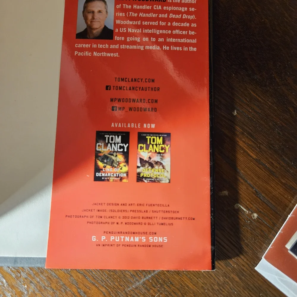 Tom Clancy Terminal Velocity Book 14th Book In A Series.